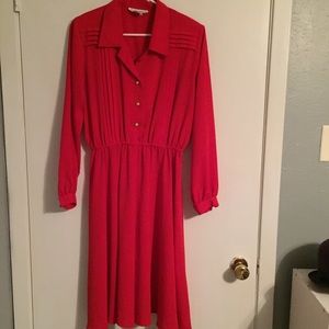 Thrifted Red Dress